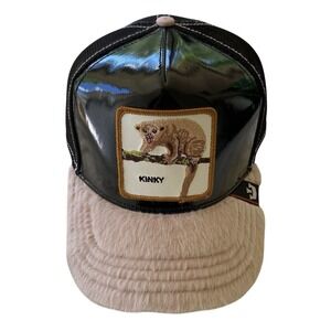Goorin Bros Kinky Honey Bear Farm Trucker Hat Fuzzy‎ Snapback Limited Edition